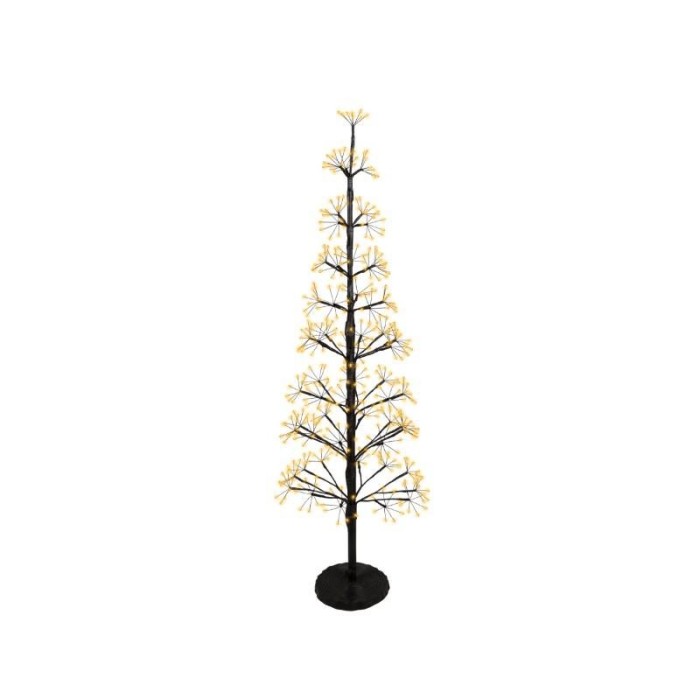 ALBERO NERO 448 LED H.120